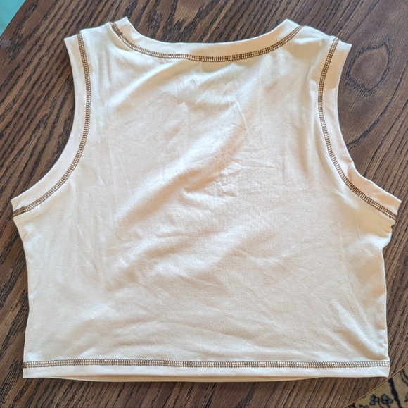 SHEIN Skeleton & Horse Print Top-stitching Tank Crop Top Size M - Picture 4 of 7